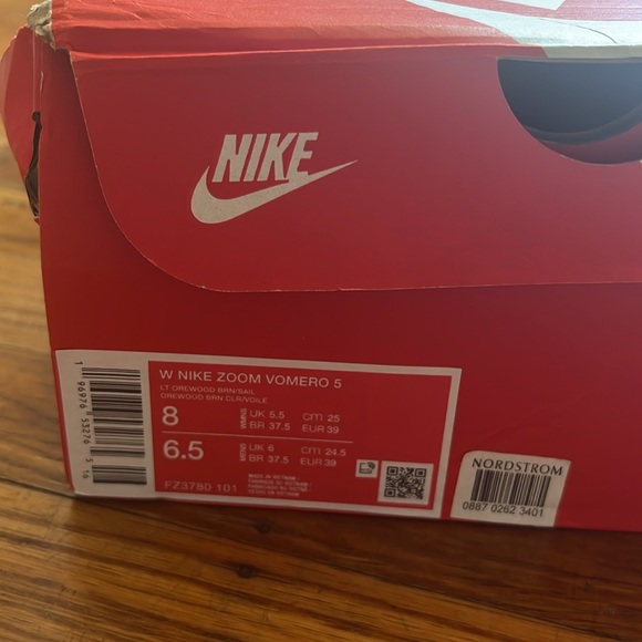 Nike Zoom Vomero 5 Light Orewood Brown Womens 8 - Picture 4 of 6